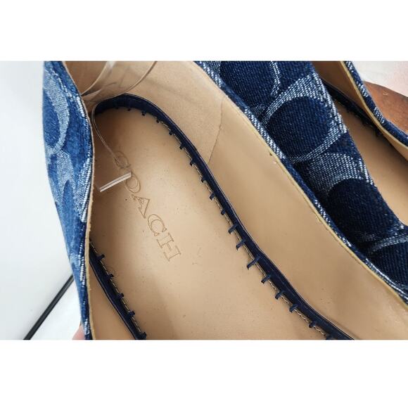 New NWOB Carmela Espadrille In Signature Denim Jute Bottom Shoes Size 9 - Picture 8 of 12
